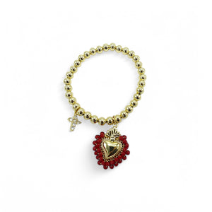 Pulsera con brillo dorado Pulsera con brillo dorado